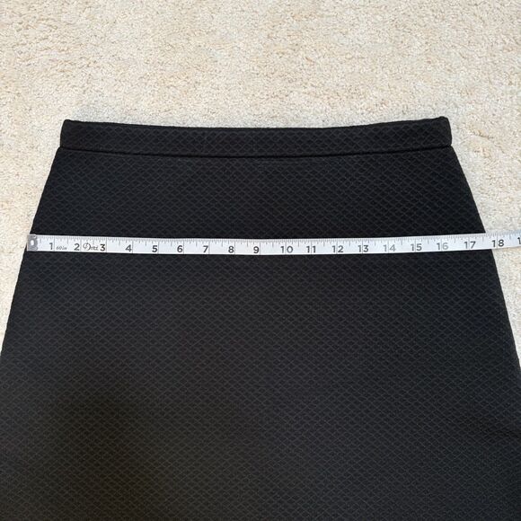 NWT Theory Women's Teslia A-Line Mini Stretchy Slim Fit Skirt Black Sz M RP 298 - Picture 10 of 10